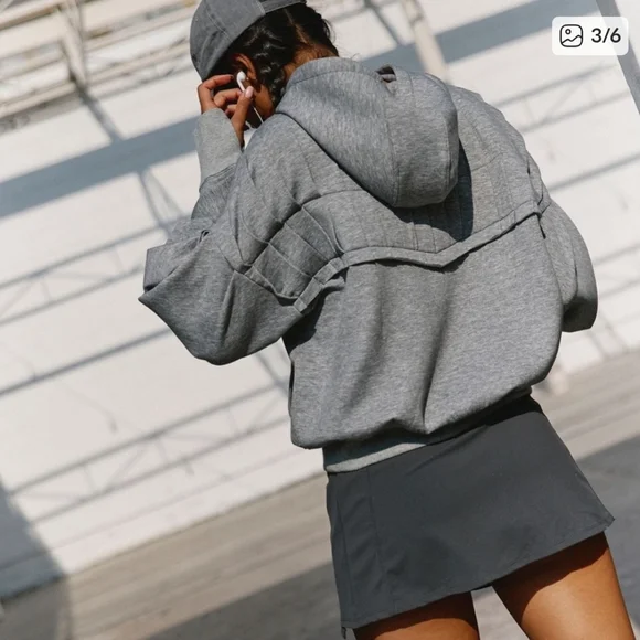 NWOT FP Movement Pick It Up Pullover Heather Gray L - Picture 3 of 11